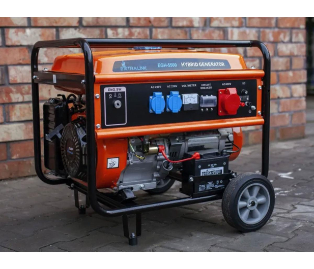 ExtraLink EGH-5500 Agregat prądotwórczy hybrydowy 5,5kW 3F - 1545135 - zdjęcie 4